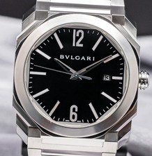 Bulgari Octo Solotempo 41 Black Dial 8.4K MSRP Automatic BGO41BSSD BGO41S