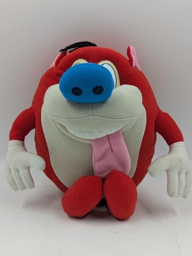 Vintage 1992 Nickelodeon Stimpy Plüschpuppe von 10 Zoll Mattel Spielzeug - Bild 2 von 6