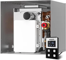 RV Tankless Water Heater, 3 Optional Door Sizes 15"X15", 15"X18" and 18"X18" for