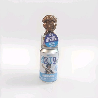 CHASE FIGURE Funko Soda JIMI HENDRIX Vinyl | Metallic Edition VAULTED RARE