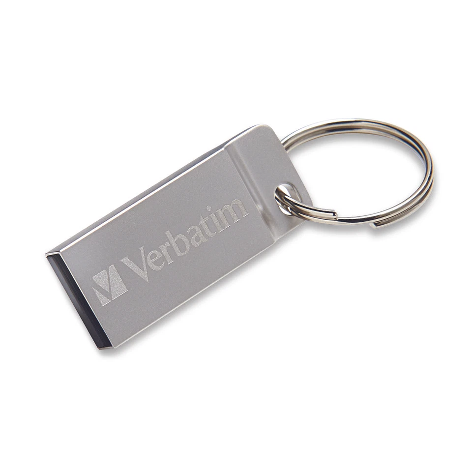 Unidad flash Verbatim Corporation 98748 16 GB Metal Executive USB 2.0 plateada Foto 4 de 4