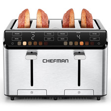 Chefman 4 Slice Toaster w/ Touchscreen Shade ...