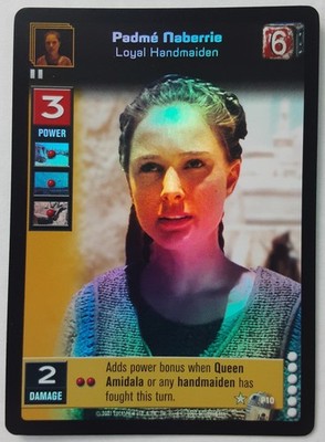 Padme Naberrie Loyal Handmaiden REFLECTIONS FOIL [NM] star wars young jedi ccg