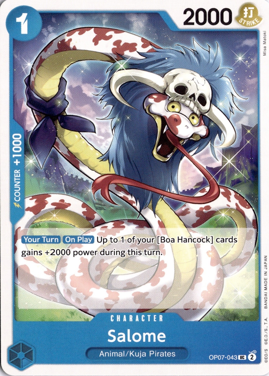 Salome UC 500 Years in the Future OP07-043 One Piece TCG