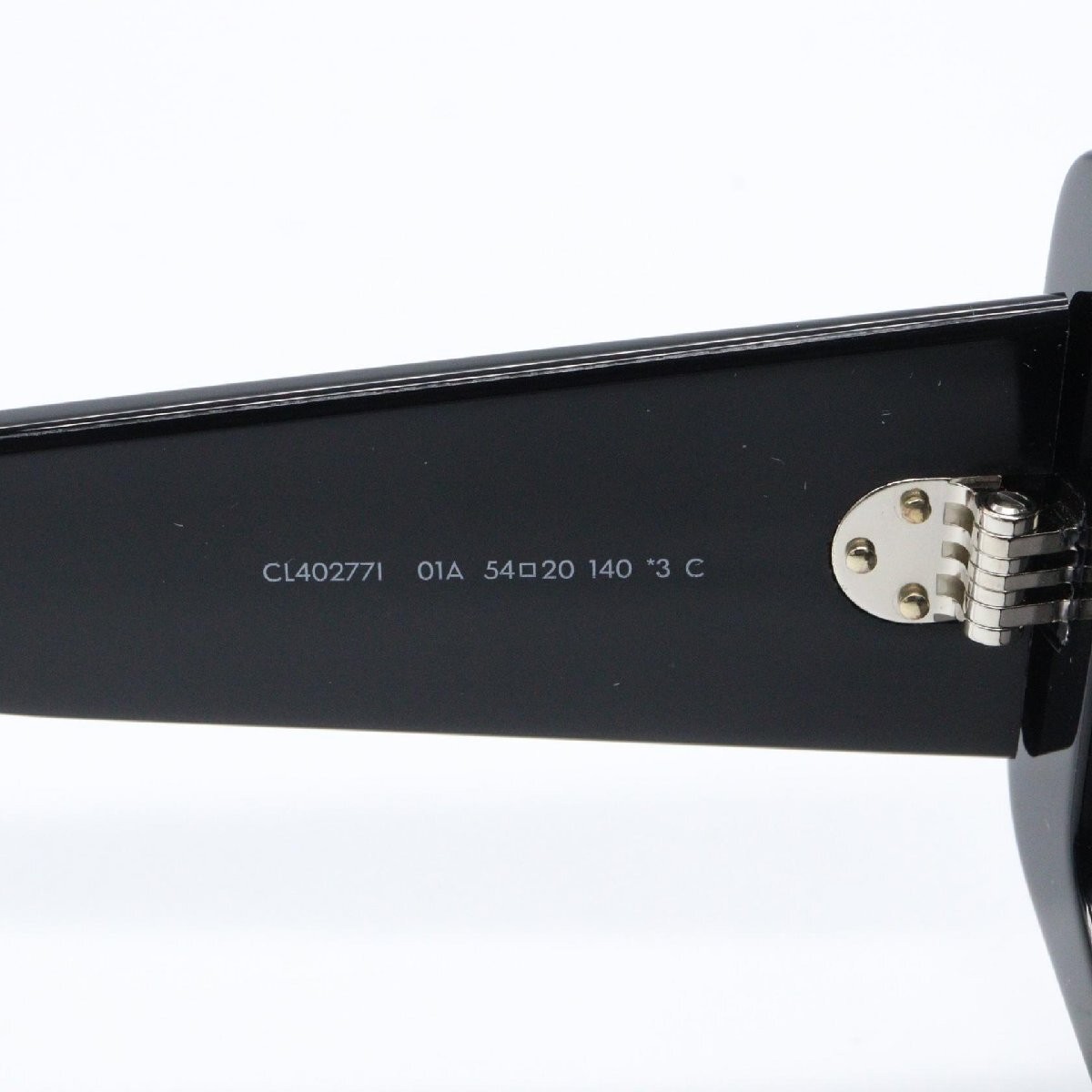 CELINE CL40277I 01A Black Rectangular Sunglasses … - image 5