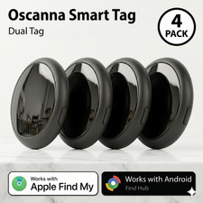 Image of Airtag Alternative Works with Apple Find My & Android Find Hub 4 Pack