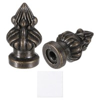 "FüR 2 StüCk 1,5\\\" LampenknäUfe Mit 1/4-27 Gewinde, Bronze"