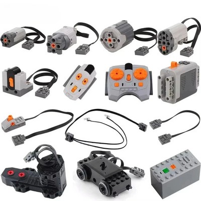 DIY Power Functions Teile Servomotor IR Fernbedienung Empfänger Batteriekoffer für Lego