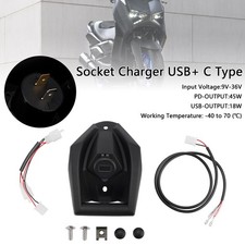 Chargeur rapide 12 V USB + Type C pour Yamaha X-MAX 300 2017-2025