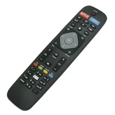 New for Philips 4K Ultra HD Smart TV Remote Contorl w Netflix Vudu NetTV APP Key
