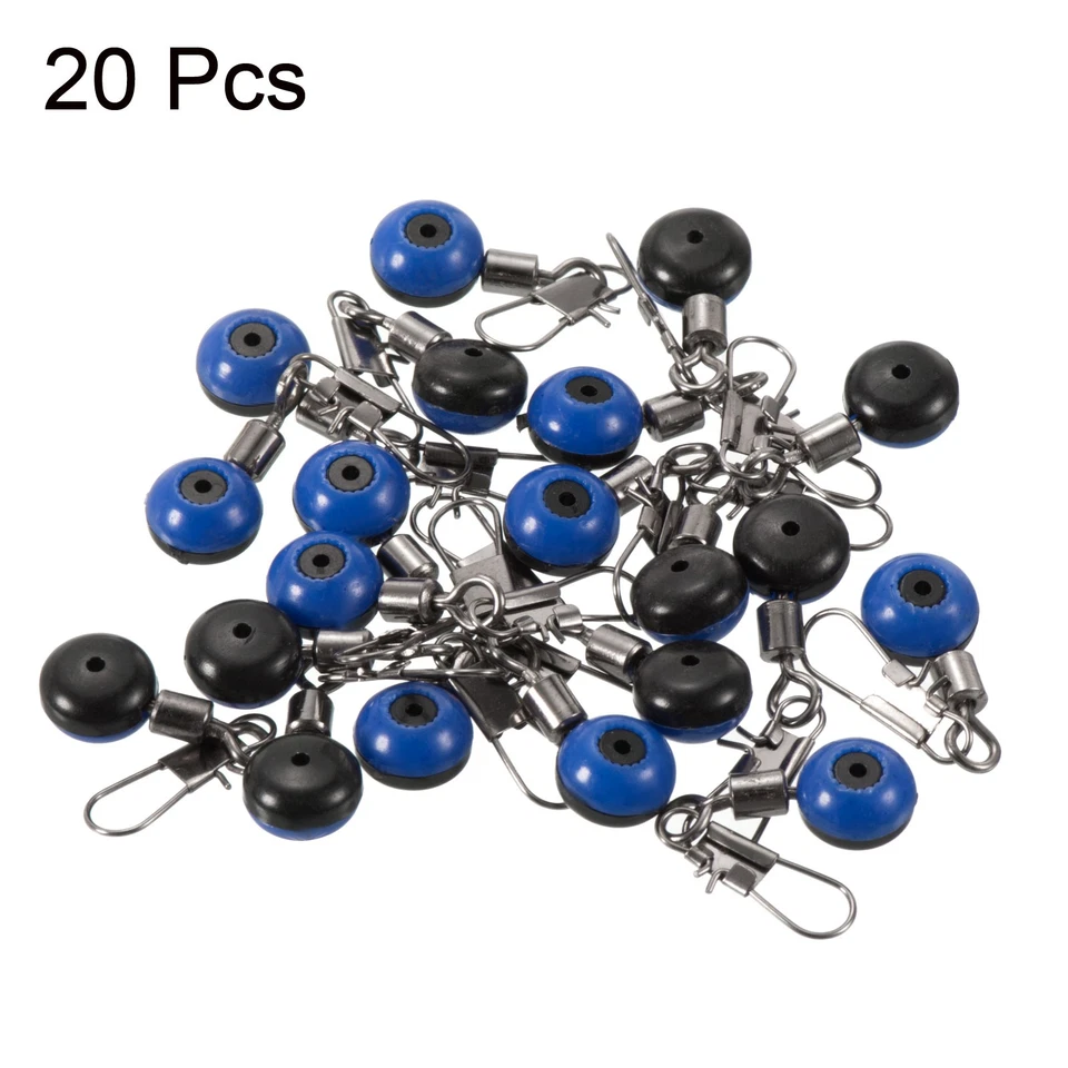 Pesca Lenza Affondatore Slitte 26 Libbre Carico Capacità 20pz per Pesca Blu - Immagine 3 di 4