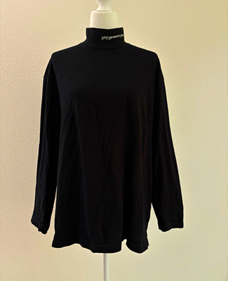 Yohji Yamamoto Black Mock Neck