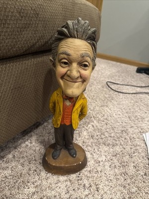 Vintage 1971 ESCO Productions Stan Laurel Chalkware Statue 16.25  Laurel & Hardy