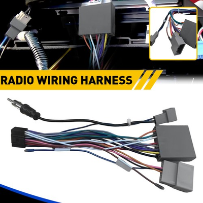 #ad 16 Pin Radio Harness Wiring Connector Plug For Adapter Honda Civic CRV 2006 2009 $12.99