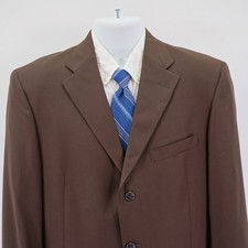 Austin Reed Brown Wool 3 Button Blazer 42R Dillards