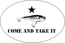 Funny Fishing Decal Sticker Come And Take It Lure For Car Truck Boat Rv Rod Ta