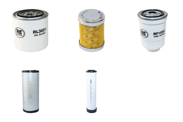Filter Kit FüR Menzi Muck A 61 4X4 Plus Luft ÖL Kraftstoff W/V3800TDI Motor-image