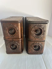 4 Vintage  Treadle Sewing Machine Cabinet Wood Drawers. Great Condition