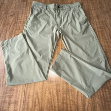 Levi XX Chino Men's Sz. 33Wx32(30) L Green Tapered Leg Tech Casual Pants Stretch