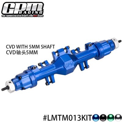 GPM Alloy 7075 Rear Axle Housing Kit LOSI 1/18 Mini LMT / Mini LMT Megalodon 2S