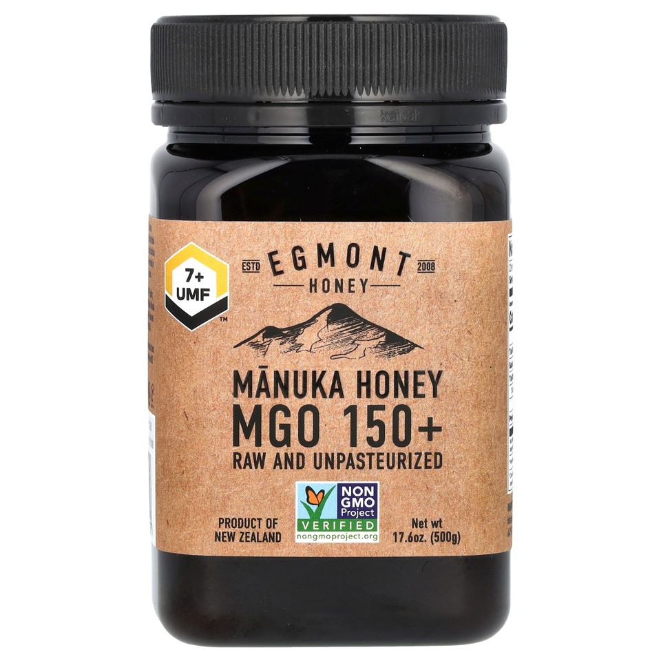 Manuka Honey, Raw And Unpasteurized, UMF™ 7+, MGO 150+, 17.6 oz (500 g)