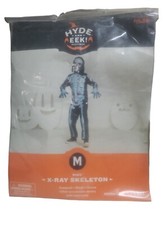 Hyde And Eek Kid's X-Ray Skeleton Halloween Costume Size Med 8-10