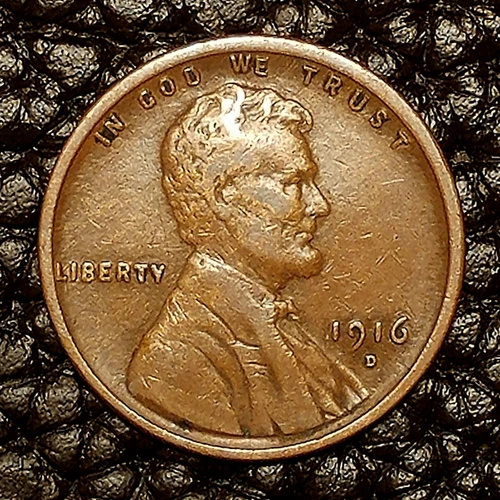1916 D Lincoln Wheat Cent ~ VERY FINE (VF) Condition ~ COMBINED SHIPPING!