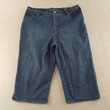 Gloria Vanderbilt Jean Capri's Women's Size 14 Dark Wash Amanda Slimming Effect