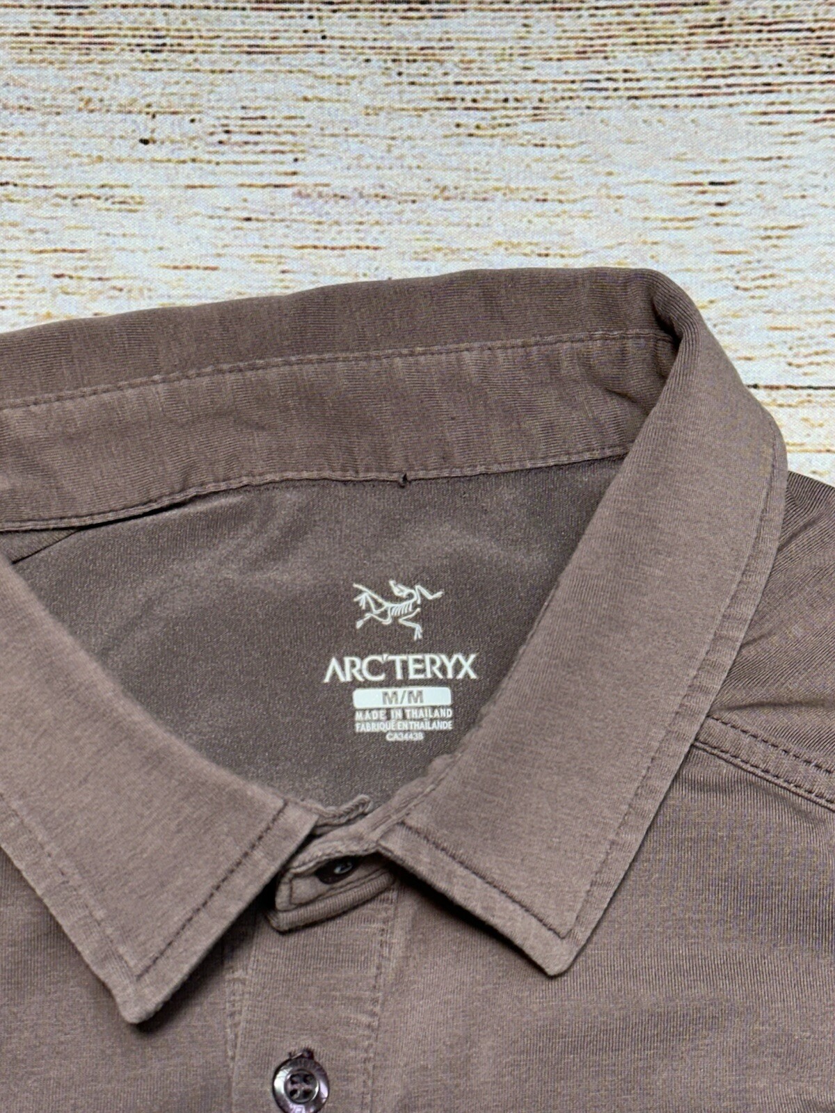 ARC'TERYX Polo Arcteryx viola malva taglia media uomo manica corta golf attivo