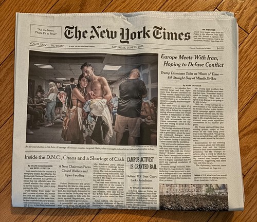 THE NEW YORK TIMES - June 21 2025 - complete national edition