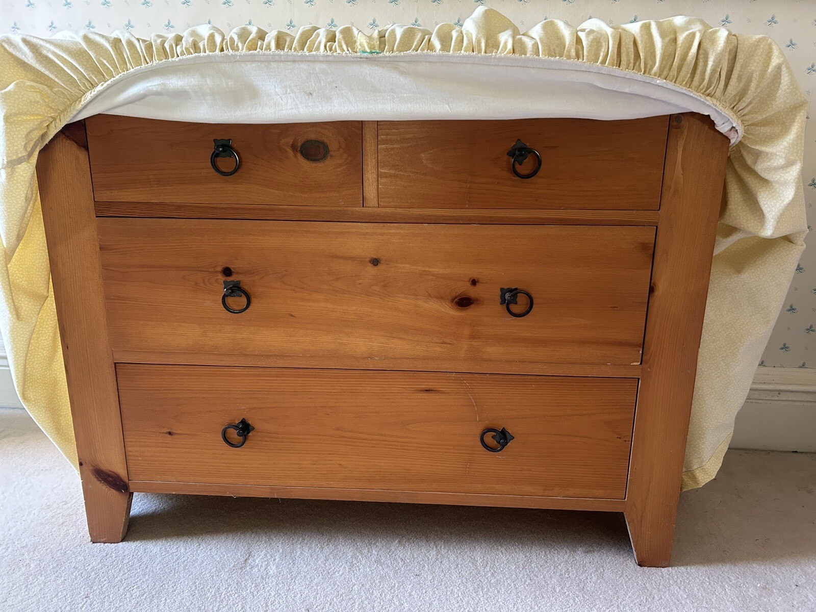 Dressing table cover with Chest of drawers and Glass top eBay