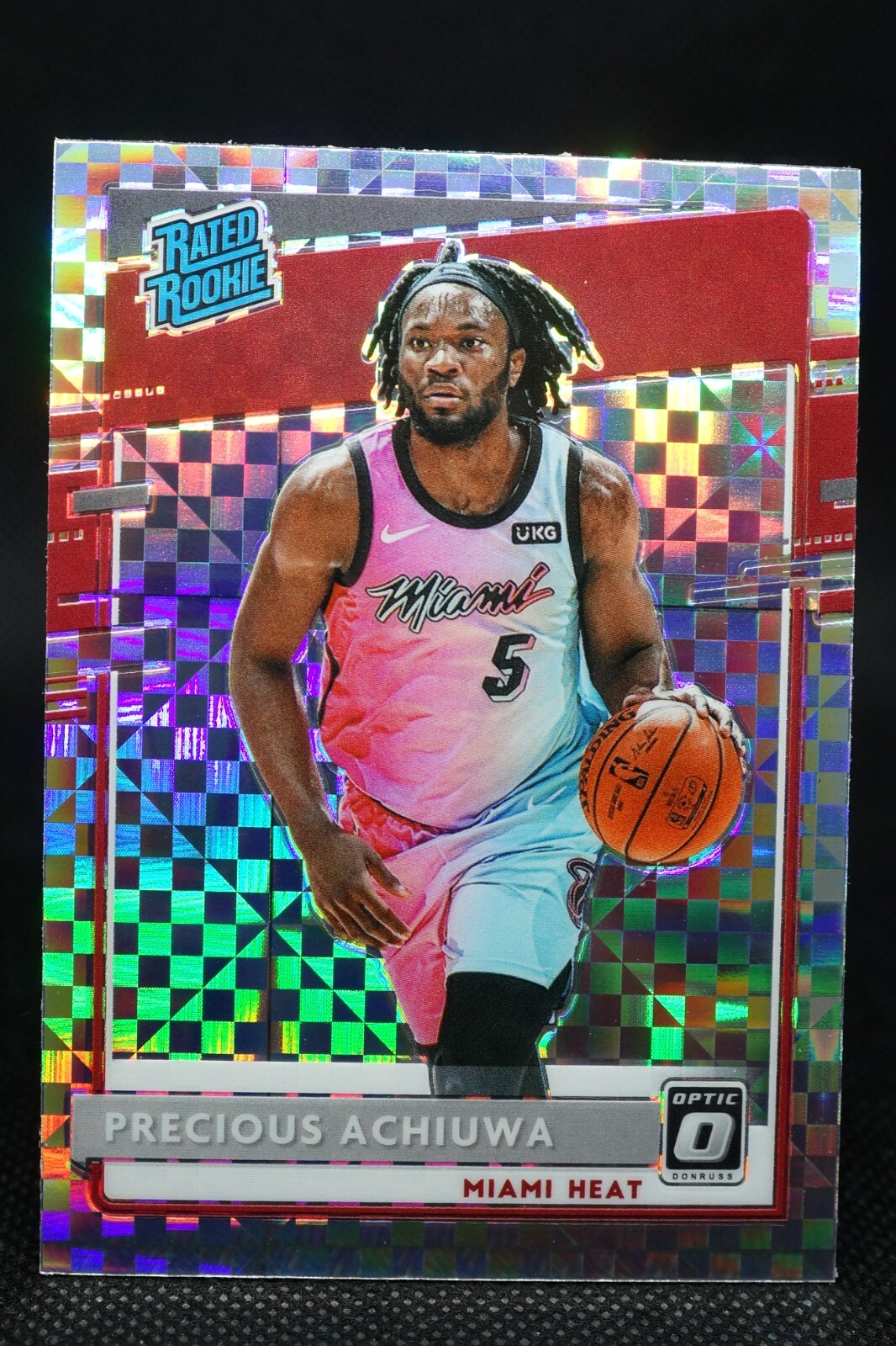 PRECIOUS ACHIUWA 2020-21 NBA PANINI OPTIC CHECKERBOARD PRIZM ROOKIE #170 INVEST