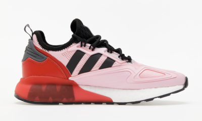 Adidas x Ninja ZX 2K Boost (GS) 'Time In - True Pink Scarlet Adidas x Ninja ZX 2K Boost (GS) 'Time In - True Pink Scarlet