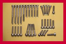 Honda CB750F/K 1975-8 Engine Covers CamBox Stainless Allen Bolts Capscrews 65pc