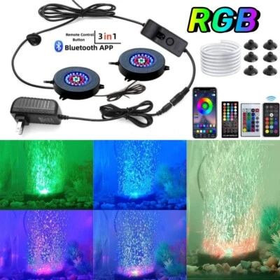 MARKENLOS Aquarium LED Beleuchtung Mehrfarbig Unterwasser Fisch Tank Licht Aquariumlampe