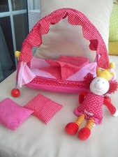 Folding Doll Bed Princess Bed with Doll Dolls Folding Bed Brand Sigikid TOP