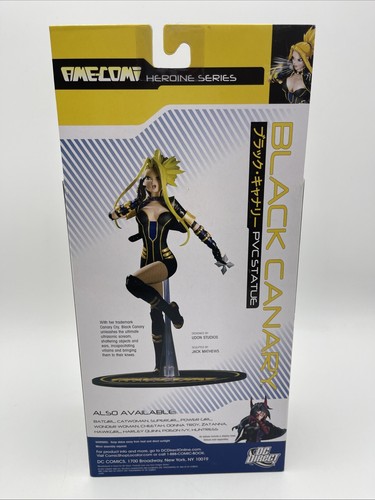 DC Direct Ame Comi Black Canary Heroine Series Jack Mathews PVC Statue New - Picture 6 of 8