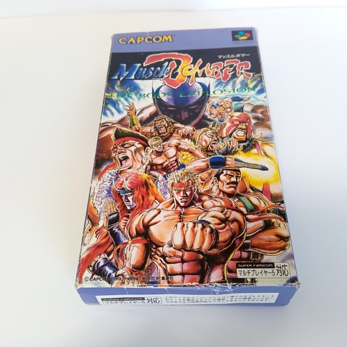 Muscle Bomber Saturday Night Slam Masters Super Famicom Nintendo Japan Complete - Picture 2 of 14
