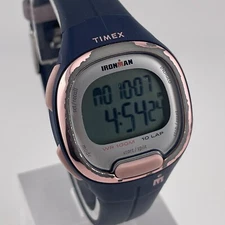 Timex Ironman Watch Womens 33mm Case Chronograph Alarm Timer Digital Day Date
