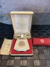 VINTAGE LADY SCHICK CROWN JEWEL MODEL 100 ELECTRIC RAZOR SHAVER USA WORKS!