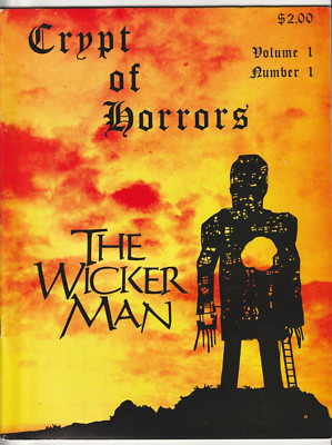 CRYPT OF HORRORS MAGAZINE # 1 VINCENT PRICE ERICH VON DANIKEN VAMPIRE LOVERS