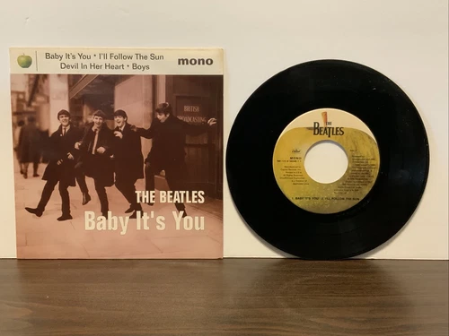 The Beatles, BABY IT’S YOU + 3 Radio Recordings, 1995 7” 45 NEW Unplayed