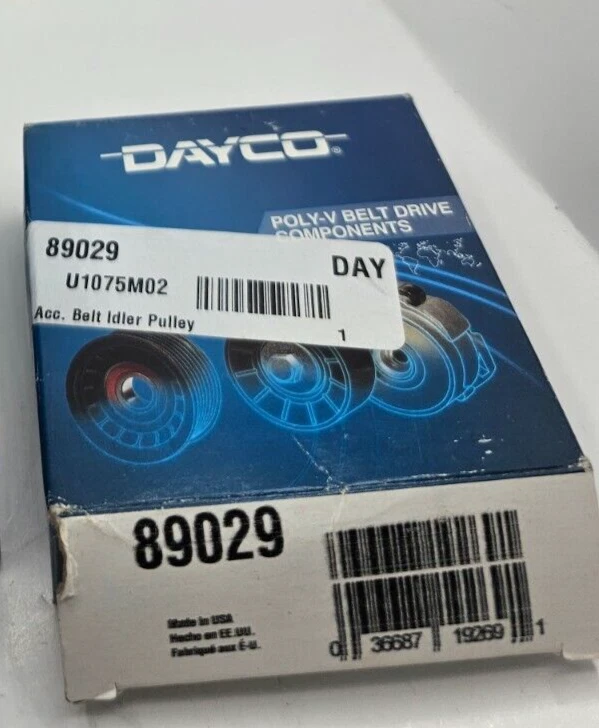 Accesorio Dayco correa de transmisión polea loca 89029 para Honda Insight CR-Z 2014 Foto 3 de 4