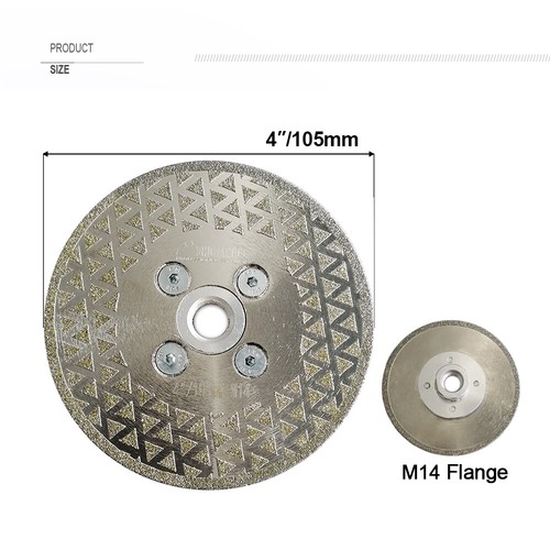 1pc Electroplated Diamond Cutting Grinding Disc M14 Cutting Blades 4"/4.5"/5" - Picture 12 of 14