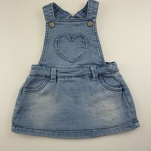 baby girl denim overall dress