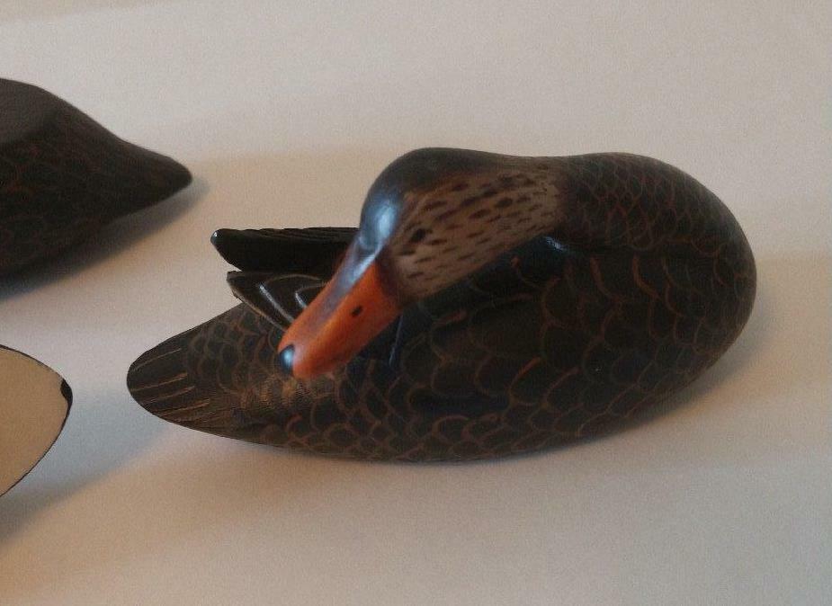 Wild Wings Set of 4 Miniature Antique Replica Decoys Bird Duck Pintail