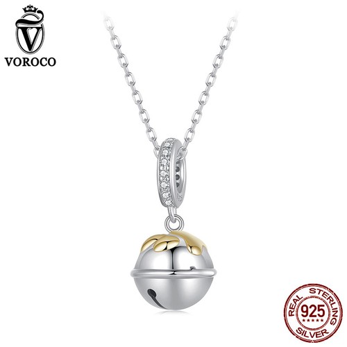 Fashionable 925 Sterling Silver Paw Bell Pendant Charm Fit Bracelet Gifts Voroco - Picture 10 of 16