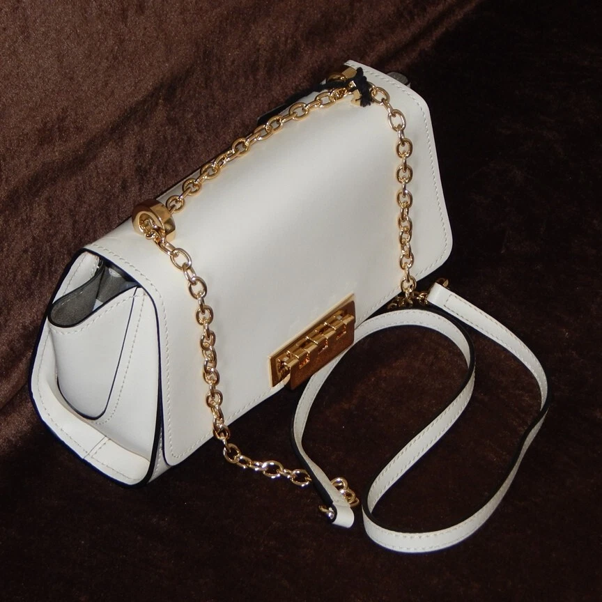 ZAC ZAC POSEN EARTHA Mini Chain Crossbody Ivory NS Handbag Authentic NWT $325 - Image 3 of 4
