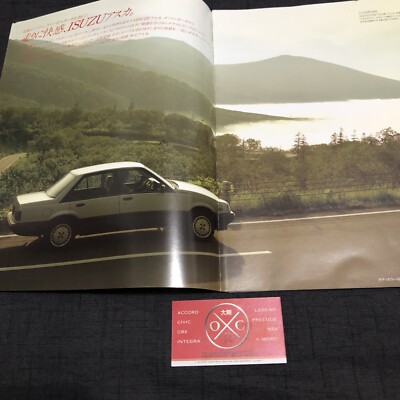 83-89 Isuzu Florian Aska Brochure JDM Catalog Rare 84 85 86 87 88