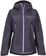 Women's Waterproof Jacket Marmot Eclipse Uk Xl Purple New Rrp £250 Eco Conscious